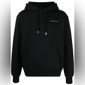 Jacquemas Black Les Classiques 'Le Sweatshirt Brodé' Hoodi